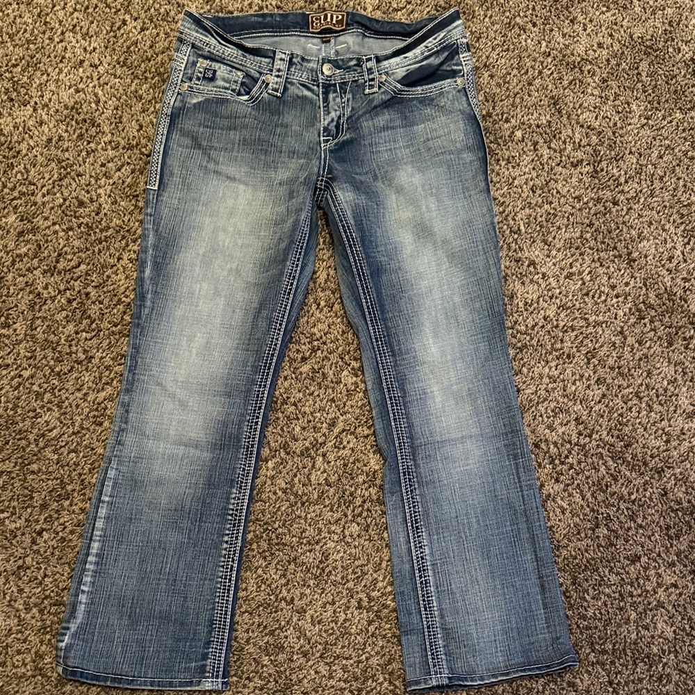 Cowgirl Up Women's Classic Blue Boot Cut Jeans